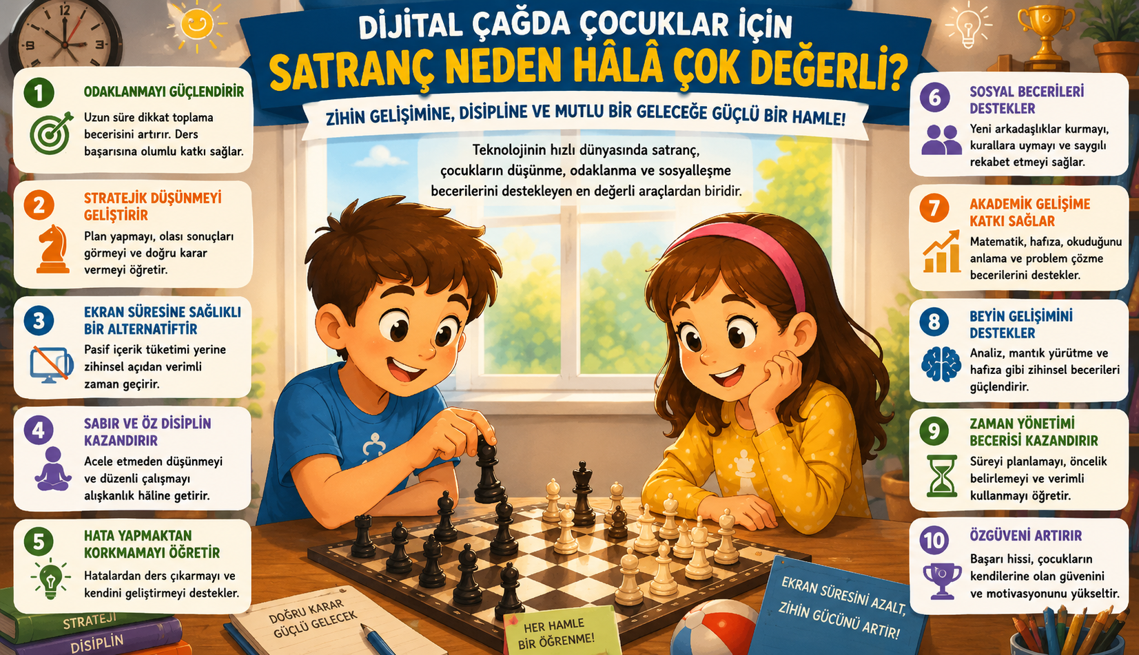 Dijital Çağda Çocuklar İçin Satranç Neden Hâlâ Çok Değerli?