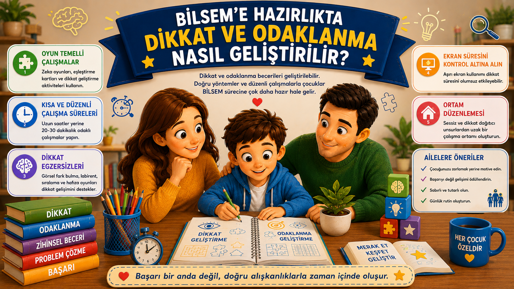 BİLSEM’e Hazırlıkta Dikkat ve Odaklanma Nasıl Geliştirilir?